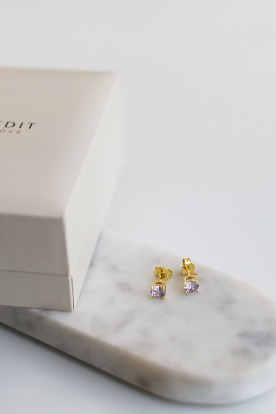 February Birthstone Earrings